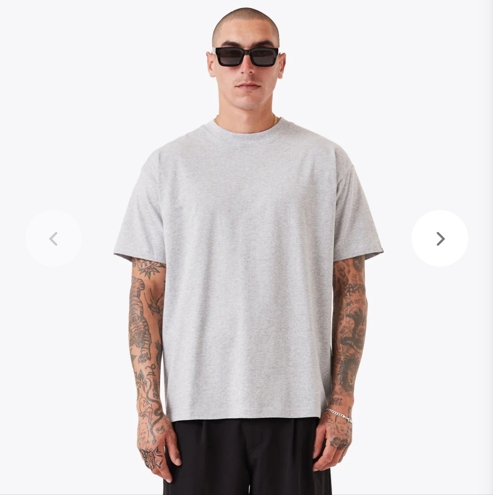 ZANEROBE GRAY MARLE COTTON TEE SHIRT MEDIUM FIT LIKE NEW